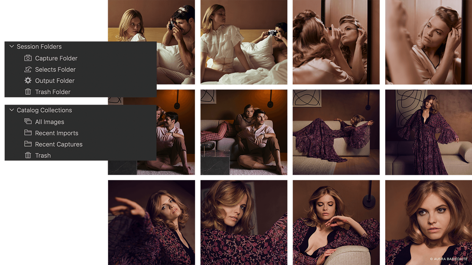 Capture One Raw Photo Editor Feature Page Organize Your Images Catalogs And...